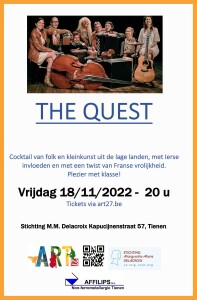 Affiche concert The Quest Tienen
